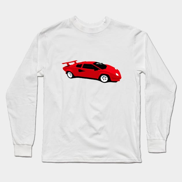 Poster Car Long Sleeve T-Shirt by srk14105